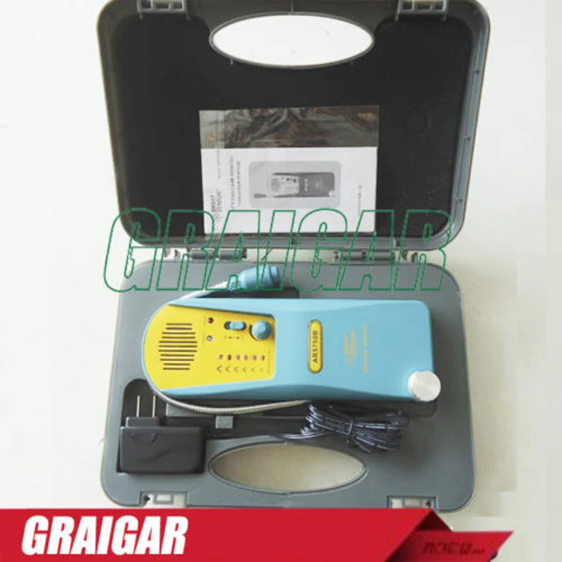 Smart Sensor AR5750B SF6 Gas Detector, Refrigerant Halogen Gas Leak Alarm Meter Tester
Smart Sensor AR5750B SF6 Gas Detector, Refrigerant Halogen Gas Leak Alarm Meter Tester
