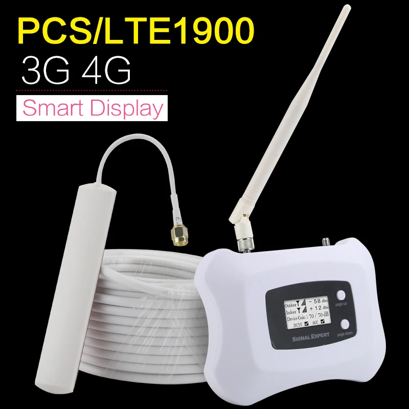 Усилитель голосового сигнала 3G 4G LTE 1900 МГц усилитель звука Интернет мобильного