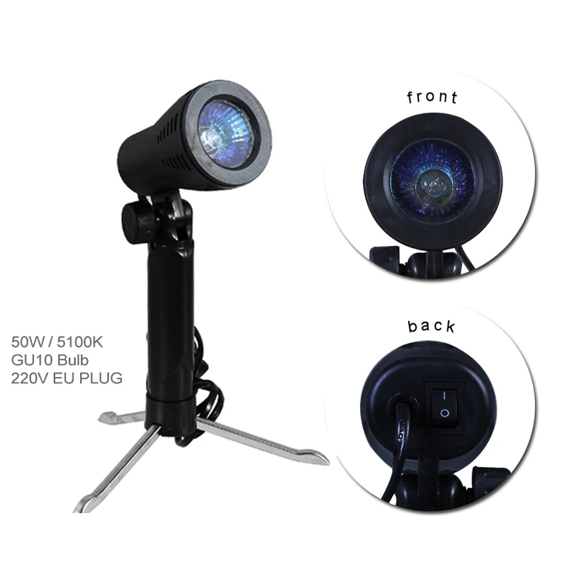 Photographic Lighting 50W Photo Studio Mini Desktop Light Photography Shooting light Halogen Point Lamp Daylight Bulb
Photographic Lighting 50W Photo Studio Mini Desktop Light Photography Shooting light Halogen Point Lamp Daylight Bulb
