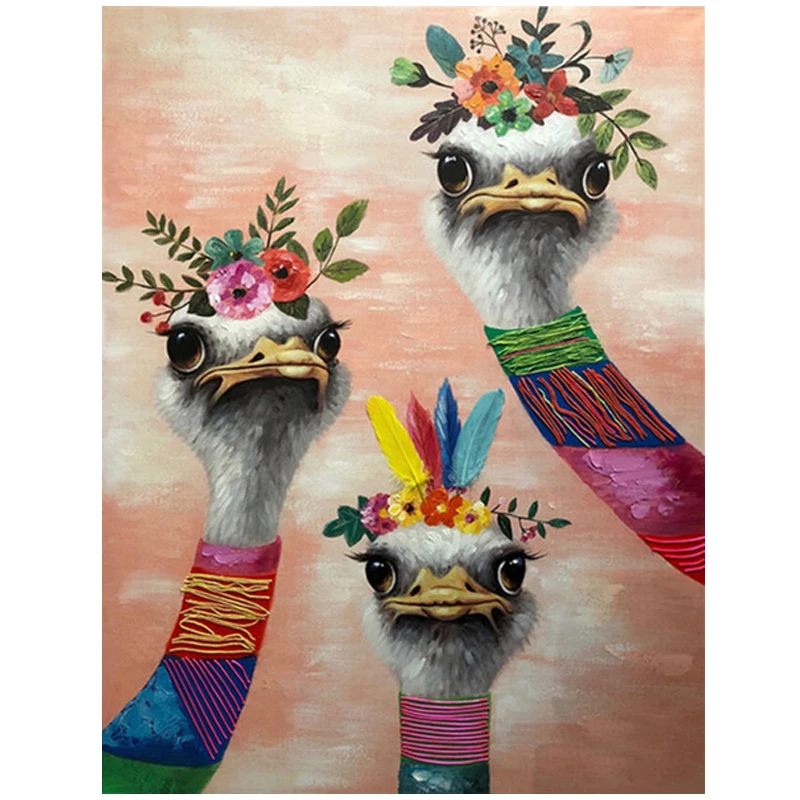 Diy diamond painting color ostrich rhinestones animal diamond embroidery full square round mosaic wedding decorationZP-2692
Diy diamond painting color ostrich rhinestones animal diamond embroidery full square round mosaic wedding decorationZP-2692