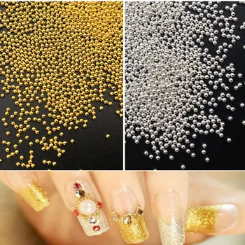 200pcs/pcak DIY Silver/Gold Little Steel Balls Mini Bead Pearls Decorations Metal Nail Art Rhinestone Glitter Caviar nail
200pcs/pcak DIY Silver/Gold Little Steel Balls Mini Bead Pearls Decorations Metal Nail Art Rhinestone Glitter Caviar nail