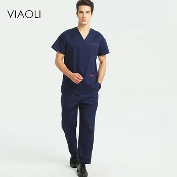 Viaoli Wash clothing short sleeve male split suit surgical clothing brush hand clothing isolation nurse doctor service
Viaoli Wash clothing short sleeve male split suit surgical clothing brush hand clothing isolation nurse doctor service