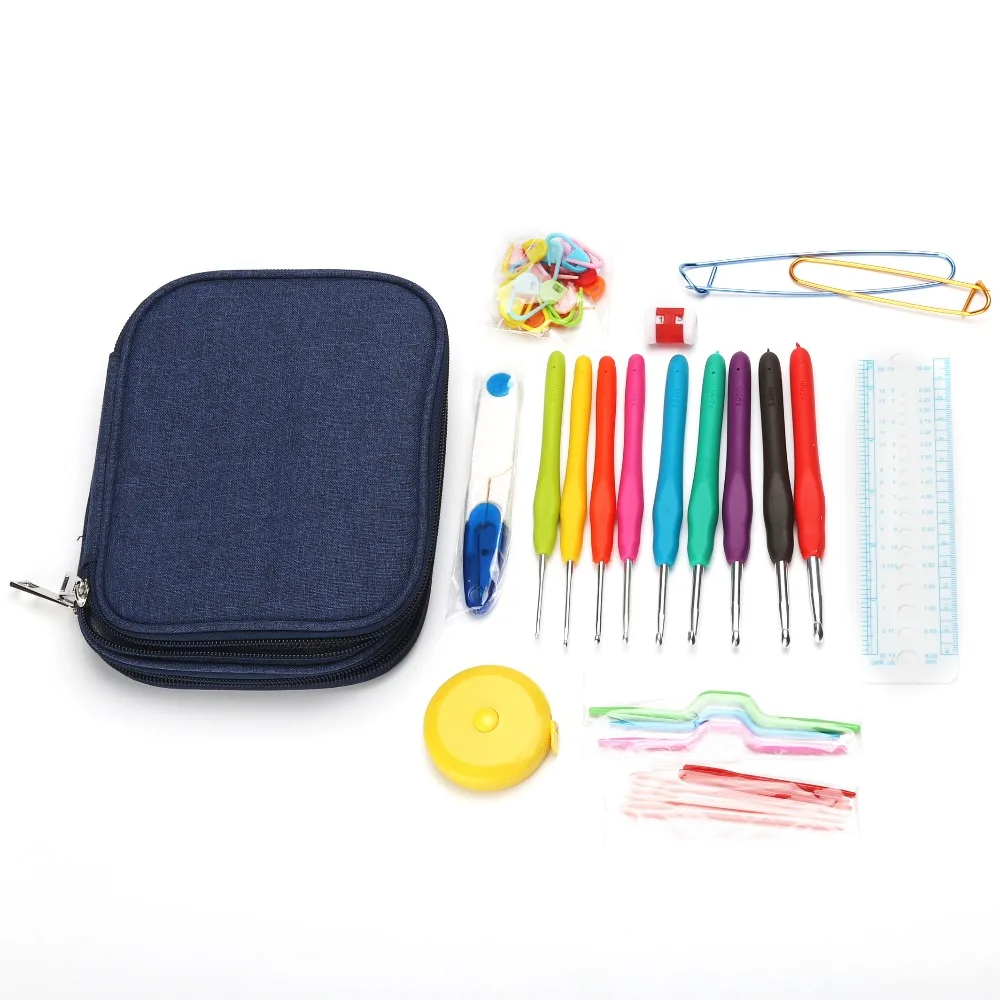 Amo 45 Pcs/loy Crochet Needle Set Hand Knitting Needles Crochet Hooks Set for Weave Craft Yarn Stitches DIY Crafts 2.0-6.0mm
Amo 45 Pcs/loy Crochet Needle Set Hand Knitting Needles Crochet Hooks Set for Weave Craft Yarn Stitches DIY Crafts 2.0-6.0mm