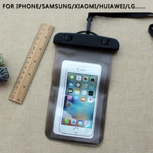 New Clear Waterproof Pouch Dry Case Cover For 5.5 inch Phone Camera Mobile phone Waterproof Bags for IPHONE 4 4S 5 5S 6 6S PLUS