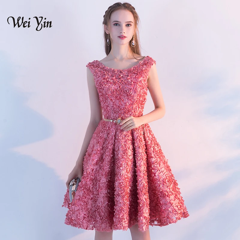 weiyin Robe De Soiree Rose Red Lace Cocktail Dress The Banquet Elegant Lace Up Party Formal Dresses Custom Made Party Gown WY851
weiyin Robe De Soiree Rose Red Lace Cocktail Dress The Banquet Elegant Lace Up Party Formal Dresses Custom Made Party Gown WY851