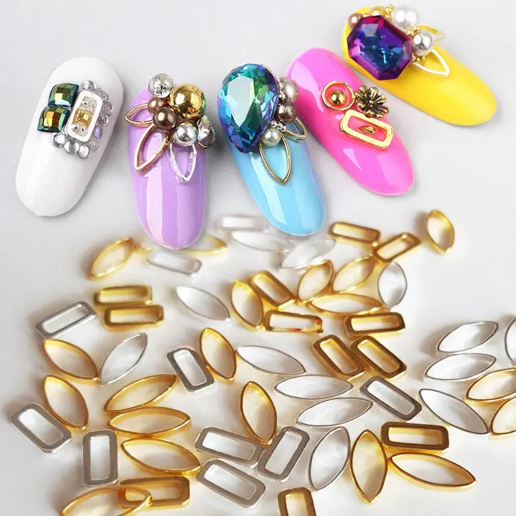 New Japanese nail products 100pcs Nail art alloy loop rivet decoration nail art stud charm DIY nail metal glitter parts
New Japanese nail products 100pcs Nail art alloy loop rivet decoration nail art stud charm DIY nail metal glitter parts
