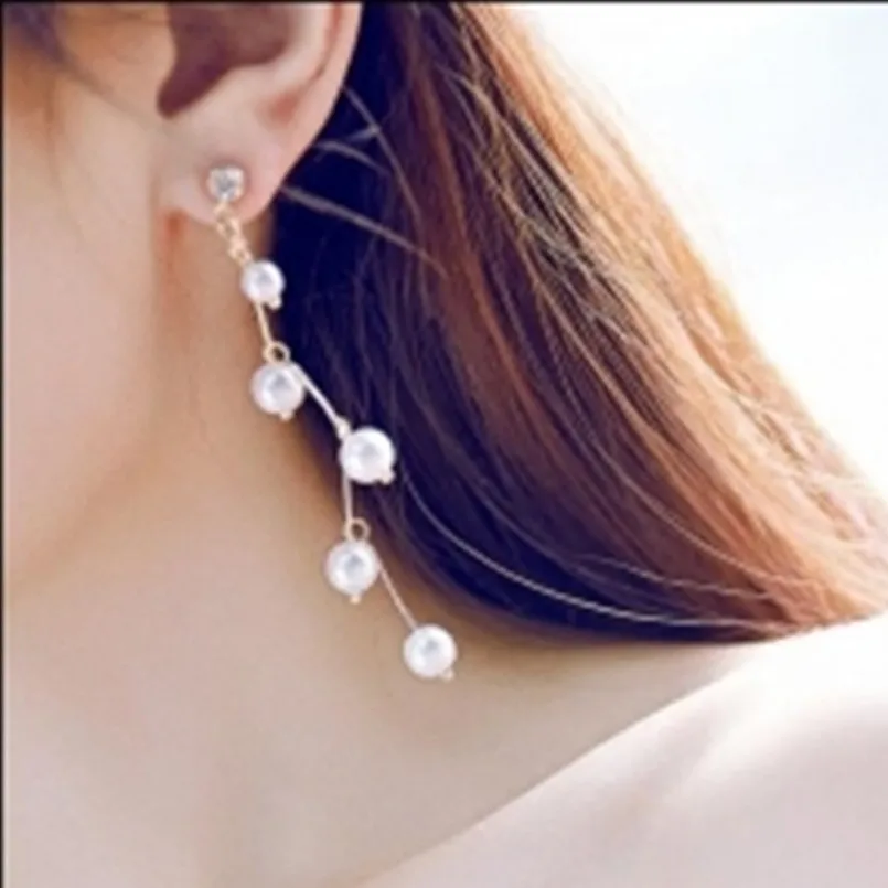 New Fashion Simulation Pearl Crystal Pendant Long Earrings Women's Curved Branch Design Pendant Earrings Party Wedding Jewelry W
New Fashion Simulation Pearl Crystal Pendant Long Earrings Women's Curved Branch Design Pendant Earrings Party Wedding Jewelry W