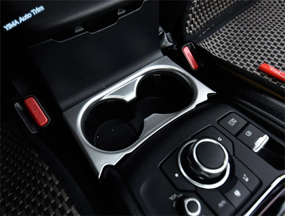 Lapetus Auto Styling Matte Style Front Seat Water Cup Holder Frame Cover Trim 1 Pcs Fit For Mazda CX-5 CX5 2017 2018 2019 ABS
Lapetus Auto Styling Matte Style Front Seat Water Cup Holder Frame Cover Trim 1 Pcs Fit For Mazda CX-5 CX5 2017 2018 2019 ABS