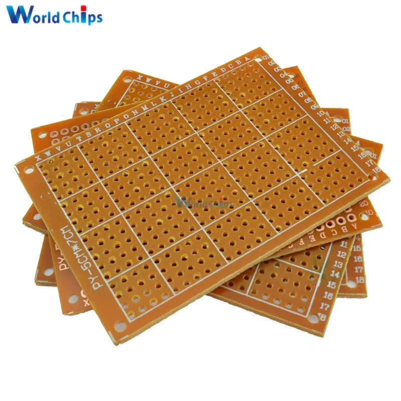 10PCS/Lot Universal PCB Board 5x7 5 x 7 cm 2.54mm DIY Prototype Paper Printed Circuit Panel 5x7cm 50x70mm Single Sided Board
10PCS/Lot Universal PCB Board 5x7 5 x 7 cm 2.54mm DIY Prototype Paper Printed Circuit Panel 5x7cm 50x70mm Single Sided Board