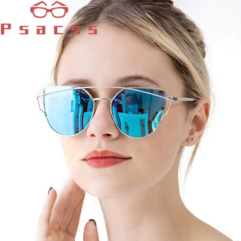 Фото Солнцезащитные очки Psacss кошачий глаз для женщин 2019 брендовые дизайнерские