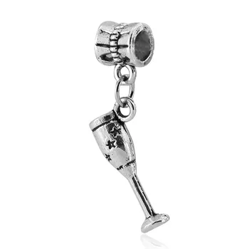 Fits Pandora Charms Bracelet Silver Plated Pendant Bead Champagne Glasses European Hanging Charm DIY Jewelry Findings
Fits Pandora Charms Bracelet Silver Plated Pendant Bead Champagne Glasses European Hanging Charm DIY Jewelry Findings