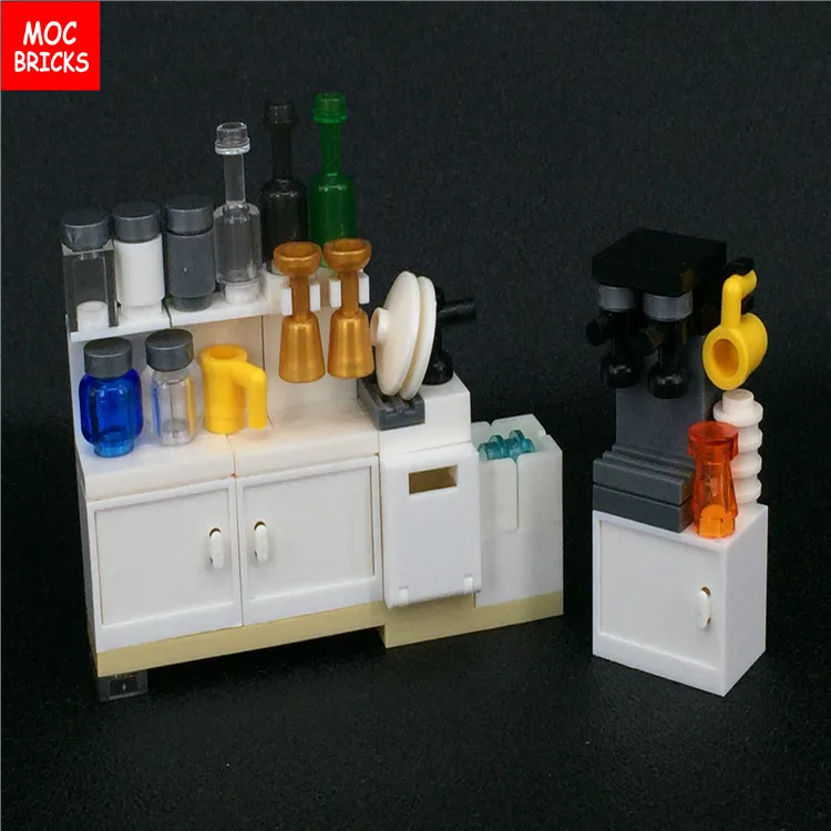 Set Sale MOC Bricks Cabinet & Coffee machine /Water dispenser Educational Building Blocks Assembled Toys best kids gifts
Set Sale MOC Bricks Cabinet & Coffee machine /Water dispenser Educational Building Blocks Assembled Toys best kids gifts