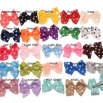 48pcs Dot Ribbon Bows Handmade Bowknot with Allitagor Clip Hair Accessory Fashion Hair Bows Fashion Barrette Hairpin
48pcs Dot Ribbon Bows Handmade Bowknot with Allitagor Clip Hair Accessory Fashion Hair Bows Fashion Barrette Hairpin