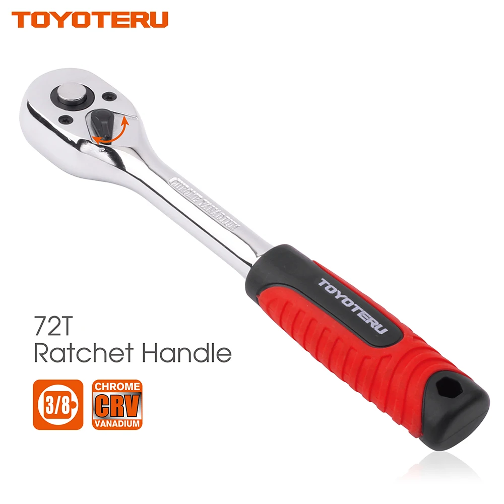 TOYOTERU 3/8" Drive High Torque Ratchet Wrench 72 Teeth Cr-V Socket Quick Release Square Head Spanner Socket Drive Hand Tools
TOYOTERU 3/8" Drive High Torque Ratchet Wrench 72 Teeth Cr-V Socket Quick Release Square Head Spanner Socket Drive Hand Tools