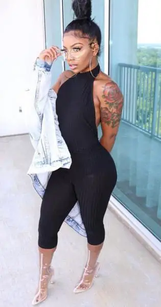 Jumpsuit Women Ladies Clubwear Summer Backless Playsuit Bodycon Party Halter Jumpsuit Romper Black Long Trousers
Jumpsuit Women Ladies Clubwear Summer Backless Playsuit Bodycon Party Halter Jumpsuit Romper Black Long Trousers