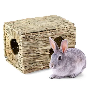 Small Pet Grass House Hamster Playing Sleeping Snooze Nest Small Animal Hand-woven Bed Cabin Cave Winter Warm Cage
Small Pet Grass House Hamster Playing Sleeping Snooze Nest Small Animal Hand-woven Bed Cabin Cave Winter Warm Cage