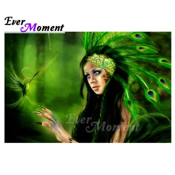 Ever Moment Diamond Painting Handmade Full Square Drill Woman Peacock Bird 5D DIY Picture Of Rhinestone Diamond Embroidery 3F833
Ever Moment Diamond Painting Handmade Full Square Drill Woman Peacock Bird 5D DIY Picture Of Rhinestone Diamond Embroidery 3F833