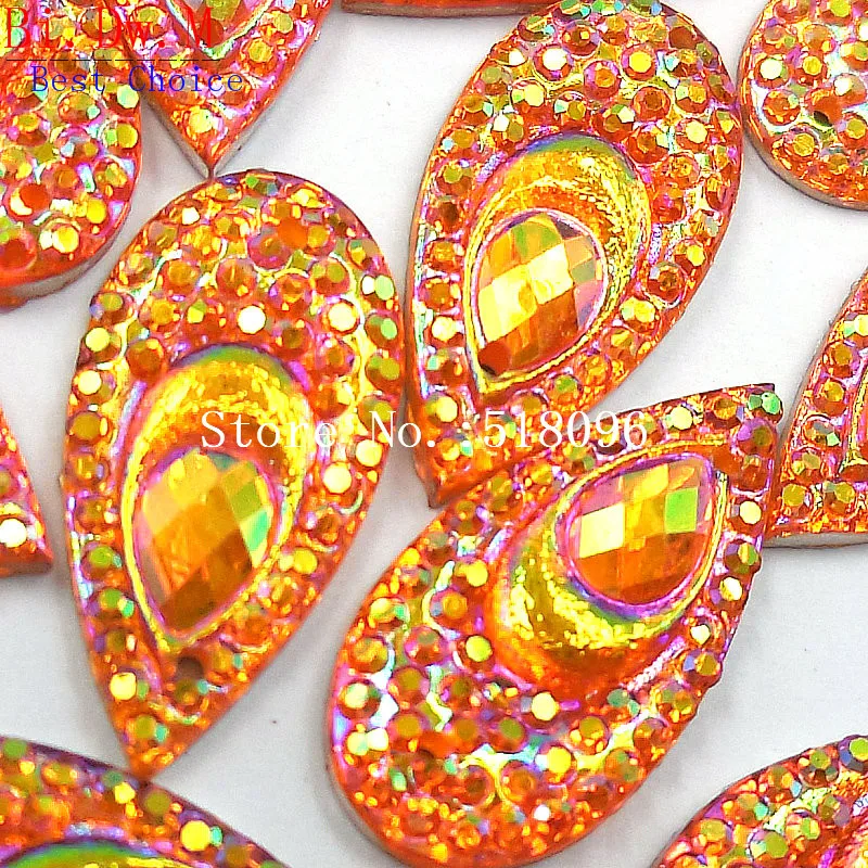 EYE-Catching Orange AB Color 10x20mm Rhinestones Sew On Stones and Crystals Strass Crystal For Sewing Handicrafts Accessories
EYE-Catching Orange AB Color 10x20mm Rhinestones Sew On Stones and Crystals Strass Crystal For Sewing Handicrafts Accessories
