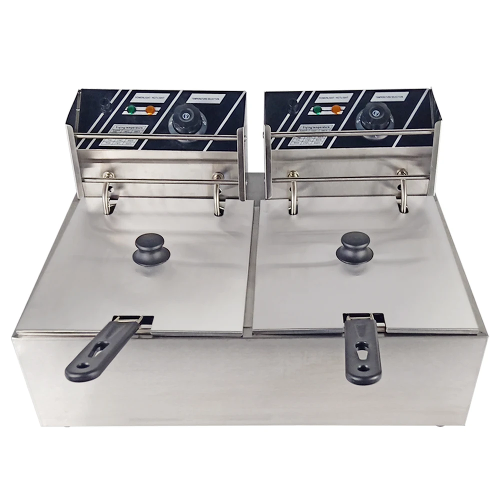 Industrial Fat Fryer Commercial Use Electric Deep Fryer Multifunctional Frying Machine Grill Oil Fat Fryer Frying Machine
Industrial Fat Fryer Commercial Use Electric Deep Fryer Multifunctional Frying Machine Grill Oil Fat Fryer Frying Machine