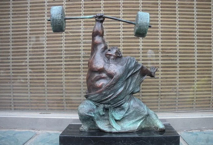 wholesale factory Signed pure Bronze Marble statue Art Hercules Weightlifting Sculpture
wholesale factory Signed pure Bronze Marble statue Art Hercules Weightlifting Sculpture