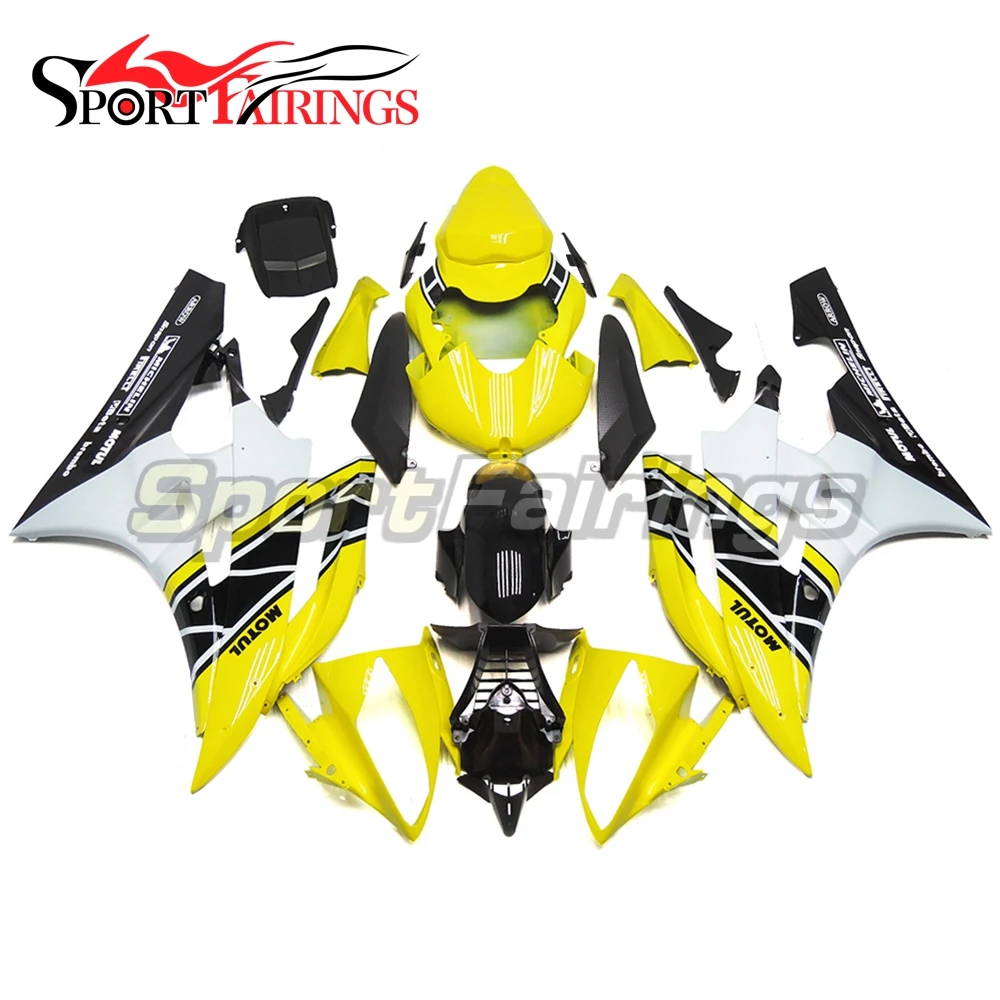Injection Fairings For Yamaha YZF600 R6 06 07 2006 2007 ABS Motorcycle Full Fairing Kit Bodywork Cowling 50th Anniversary Yellow
Injection Fairings For Yamaha YZF600 R6 06 07 2006 2007 ABS Motorcycle Full Fairing Kit Bodywork Cowling 50th Anniversary Yellow