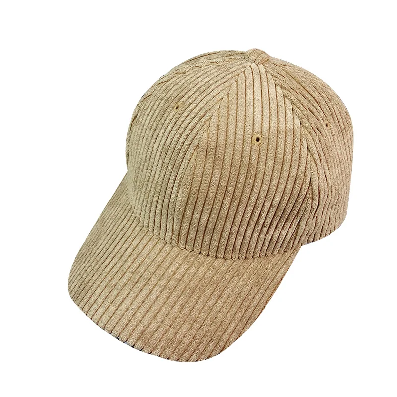 Men Corduroy Baseball Cap Solid Unisex Couple Casquette Hats Autumn Winter Women Snapback Caps Fashion Hip Hop Caps For Women (4)