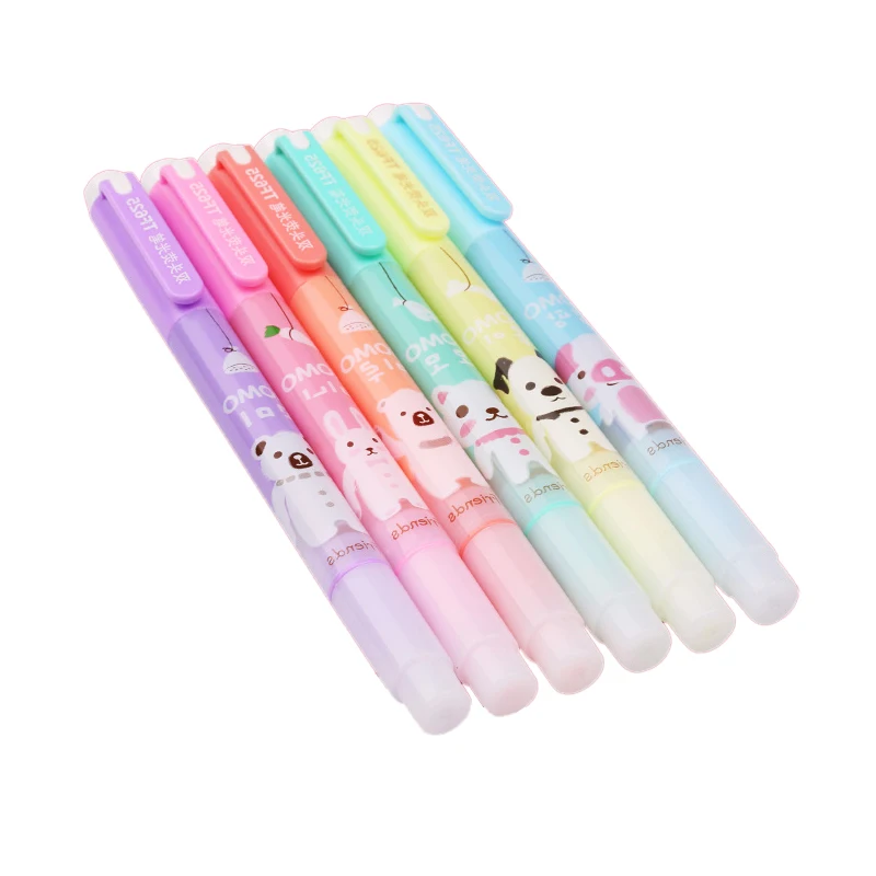 6 Pcs/lot 2017 New Cartoon Cute Creative Focus Stud Highlighter Marker Pen Marker Office School Supplies Baby Gift
6 Pcs/lot 2017 New Cartoon Cute Creative Focus Stud Highlighter Marker Pen Marker Office School Supplies Baby Gift