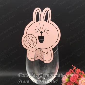 50pcs Bunny Cony Wine Glass Cup Cards Laser Place Name Cards Men Party Table Invitation Cards Birthday Event Decoration Supplies
50pcs Bunny Cony Wine Glass Cup Cards Laser Place Name Cards Men Party Table Invitation Cards Birthday Event Decoration Supplies