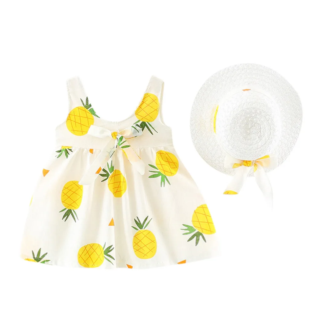 Baby Girls Summer Clothes Sets 2019 Toddler Girl Pineapple Dress + Bow hat Baby Clothing Kids Set Hawaiian Party Decor Dress
Baby Girls Summer Clothes Sets 2019 Toddler Girl Pineapple Dress + Bow hat Baby Clothing Kids Set Hawaiian Party Decor Dress