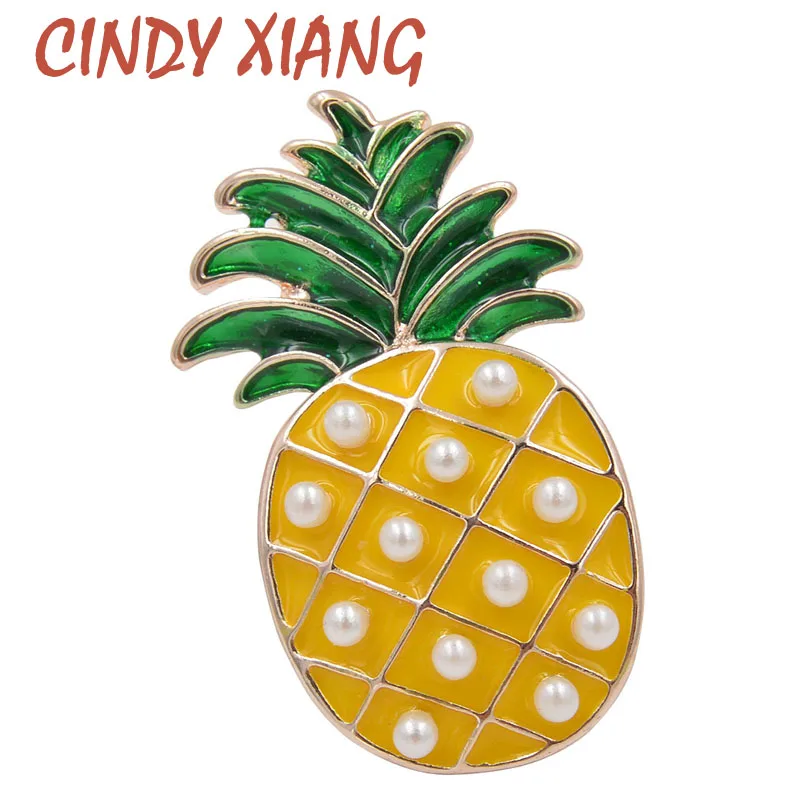 CINDY XIANG Cute Enamel Pineapple Brooches for Women Fashion Fruit Brooch Pin Bijouterie Badages Backpack Jewelry High Quality
CINDY XIANG Cute Enamel Pineapple Brooches for Women Fashion Fruit Brooch Pin Bijouterie Badages Backpack Jewelry High Quality