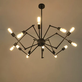 12 head Art Deco spider pendant Lamp iron Loft Lights adjustable E27 for Parlor bar cafe office Master bedroom Parlor office
12 head Art Deco spider pendant Lamp iron Loft Lights adjustable E27 for Parlor bar cafe office Master bedroom Parlor office