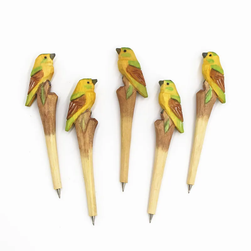 Coloffice Handmade Creative Wood Little Yellow Wagtail Bird Ballpoint pen Gift Office Stationery School Writing Supplies
Coloffice Handmade Creative Wood Little Yellow Wagtail Bird Ballpoint pen Gift Office Stationery School Writing Supplies