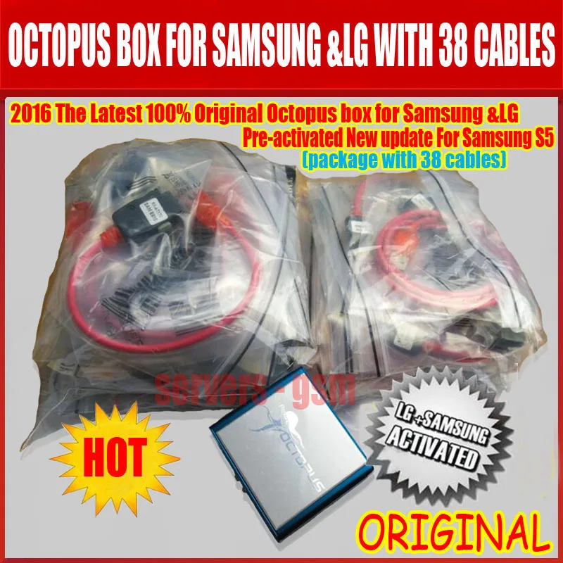 lastest version100% original Octopus Box for Samsung& LG &SE Unlimited Activated(packagewith39 Cables)ForS5 N900T&N900A&N9005
lastest version100% original Octopus Box for Samsung& LG &SE Unlimited Activated(packagewith39 Cables)ForS5 N900T&N900A&N9005