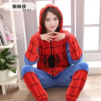 Adults Animal Kigurumi Spiderman Pajamas Sets Sleepwear Cosplay Zipper Onesie Hooded Women Men Winter Unisex Cartoon Pajamas
Adults Animal Kigurumi Spiderman Pajamas Sets Sleepwear Cosplay Zipper Onesie Hooded Women Men Winter Unisex Cartoon Pajamas