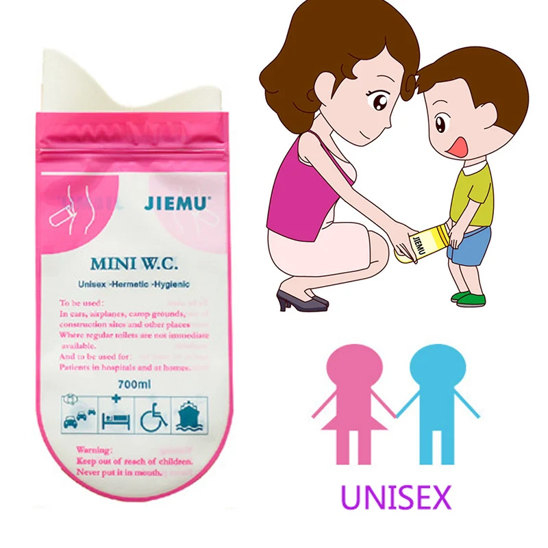 Male Toilet Bag Emergency Disposable Adults High Quality Pee Bag Outdoor Female 1PC Kids Camping Urinal Portable 700ML Popular
Male Toilet Bag Emergency Disposable Adults High Quality Pee Bag Outdoor Female 1PC Kids Camping Urinal Portable 700ML Popular