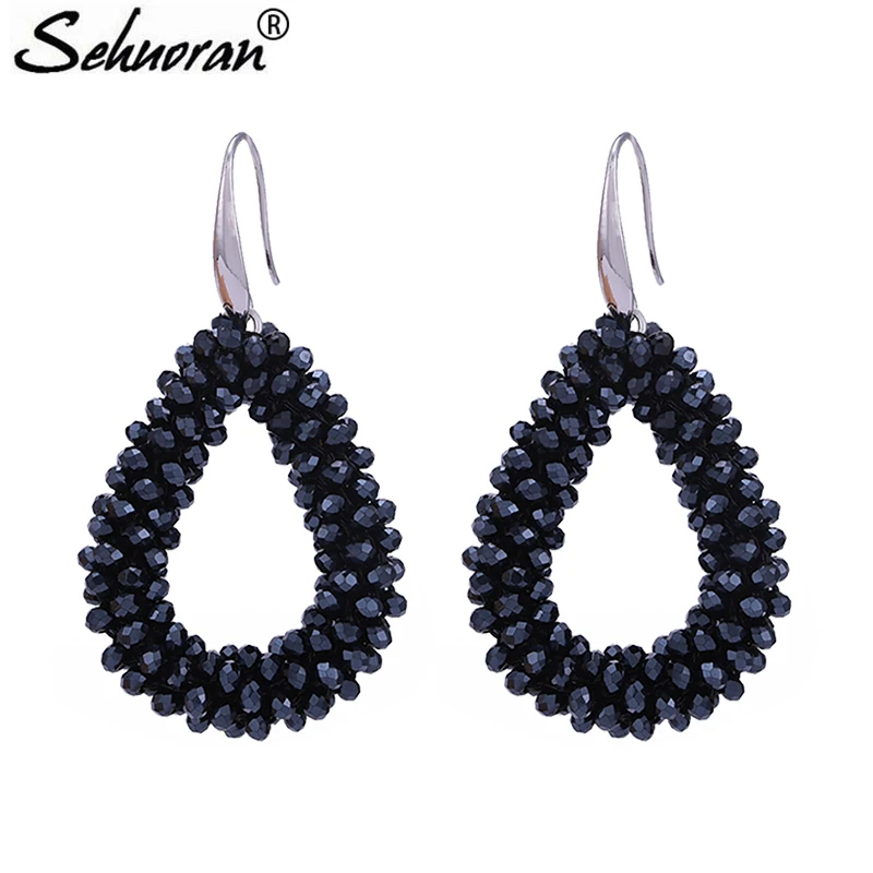 Sehuoran Small Drip Dangle Earrings For Woman Crystal Faceted Beads Handmade Big Earring Long Pendants Hot Sale Jewelry Brincos
Sehuoran Small Drip Dangle Earrings For Woman Crystal Faceted Beads Handmade Big Earring Long Pendants Hot Sale Jewelry Brincos