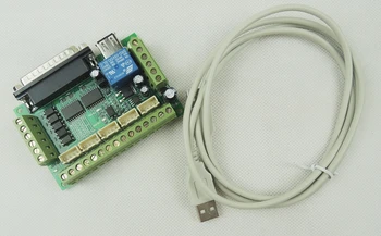 Free shipping Mach3 5 Axis CNC Interface Adapter Breakout Board controller board For Stepper Motor Driver +USB Cable
Free shipping Mach3 5 Axis CNC Interface Adapter Breakout Board controller board For Stepper Motor Driver +USB Cable
