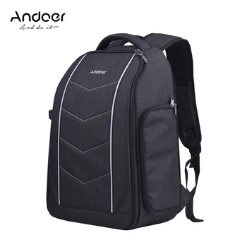Andoer Professional 600D Fabric Material Camera Backpack Bag for 2 DSLR SLR Cameras 6 Lenses Tripod Flash and Accessories
Andoer Professional 600D Fabric Material Camera Backpack Bag for 2 DSLR SLR Cameras 6 Lenses Tripod Flash and Accessories