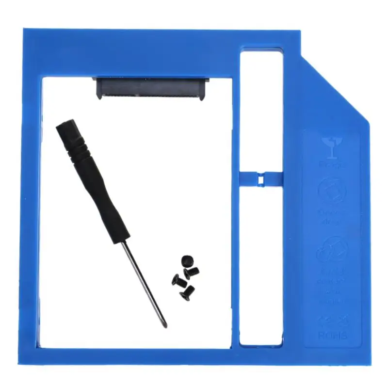 Plastic SATA 3.0 2nd HDD Caddy 9mm for 2.5inch SSD Case Hard Disk Enclosure for Notebook CD-ROM Optical Bay
Plastic SATA 3.0 2nd HDD Caddy 9mm for 2.5inch SSD Case Hard Disk Enclosure for Notebook CD-ROM Optical Bay