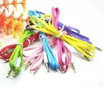 HENGYUE 1m 3FT Colorful Flat Noodle 3.5mm Male AUX Cable Earphone Audio Cord for iPod mp3 mp4 mp5
HENGYUE 1m 3FT Colorful Flat Noodle 3.5mm Male AUX Cable Earphone Audio Cord for iPod mp3 mp4 mp5