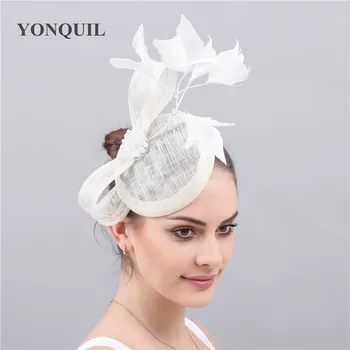 Linen bow fashion fascinator wedding women ivory hat hoops bride wedding headwear fancy feather party banquet race chapeau cap
Linen bow fashion fascinator wedding women ivory hat hoops bride wedding headwear fancy feather party banquet race chapeau cap