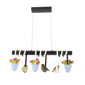 Modern Creative Birds Wrought Iron Chandelier Flowerpot Ecological Lamp Clothing Shop Restaurant Balcony Droplight
Modern Creative Birds Wrought Iron Chandelier Flowerpot Ecological Lamp Clothing Shop Restaurant Balcony Droplight