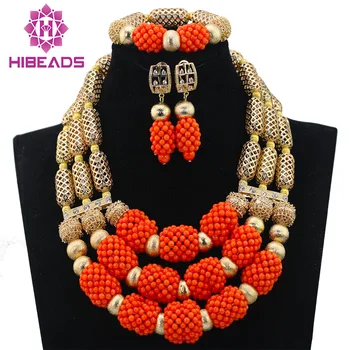 Elegant Wedding Coral Beads African Jewelry Set New Dubai Bridal Statement Necklace Set Women Free Shipping CNR633
Elegant Wedding Coral Beads African Jewelry Set New Dubai Bridal Statement Necklace Set Women Free Shipping CNR633