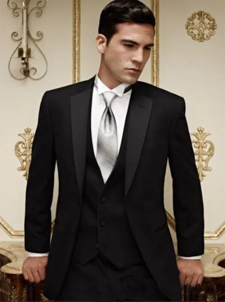 2019New Arrivals Two Buttons Black Groom Tuxedos Notch Lapel Best Man Groomsman Men Wedding Suits Bridegroom (Jacket+Pants+Vest)
2019New Arrivals Two Buttons Black Groom Tuxedos Notch Lapel Best Man Groomsman Men Wedding Suits Bridegroom (Jacket+Pants+Vest)