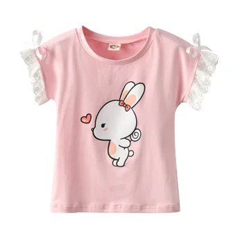 2019 Summer T-shirt for girls Kids Girl T Shirts short sleeve Cotton Bow Rabbit Baby Infant T-shirts Children's Tee Tops
2019 Summer T-shirt for girls Kids Girl T Shirts short sleeve Cotton Bow Rabbit Baby Infant T-shirts Children's Tee Tops