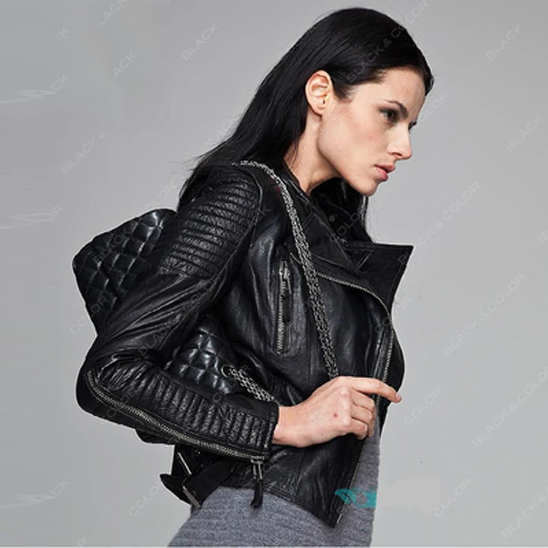 Sheepskin Jackets Women Automotive Real Leather Jackets Coats European and American Style Genuine Leather Jackets Female A599
Sheepskin Jackets Women Automotive Real Leather Jackets Coats European and American Style Genuine Leather Jackets Female A599