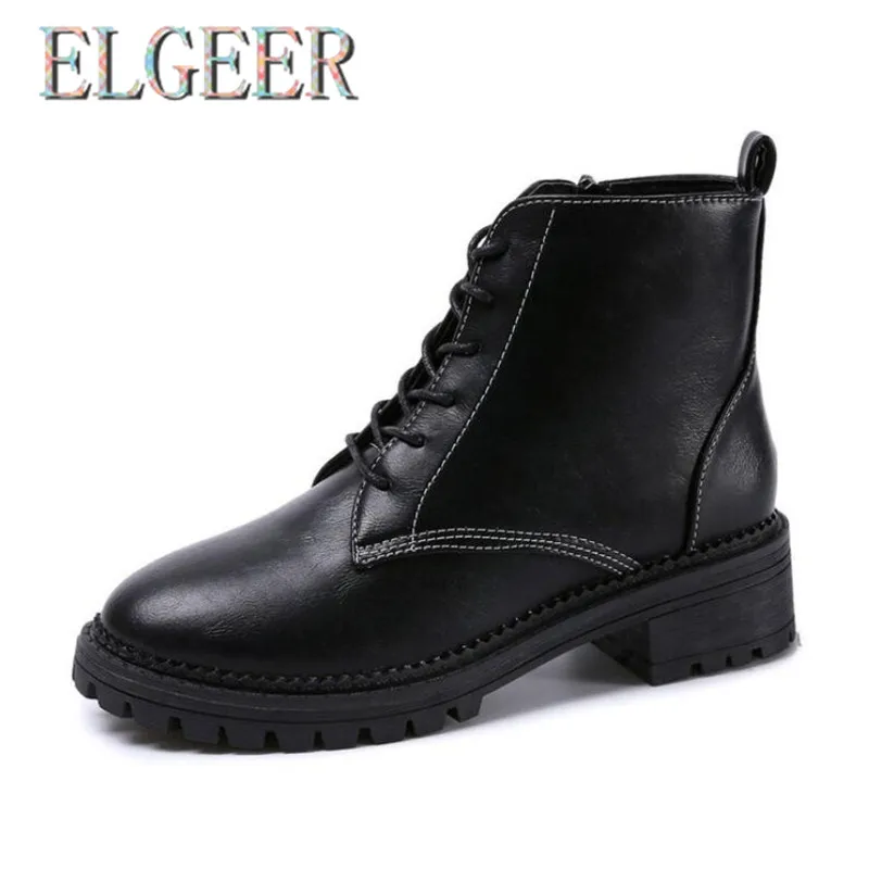 ELGEER 2018 new rough and wild patent leather boots lace women's shoes Vulcanize Shoes High heel casual shoes
ELGEER 2018 new rough and wild patent leather boots lace women's shoes Vulcanize Shoes High heel casual shoes