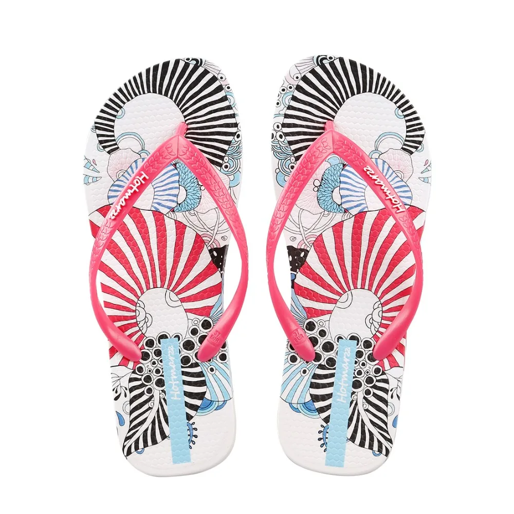Hotmarzz Women's Flip Flops Floral Pattern Sandals Colorful Summer Slippers 2019 Season, Charming Coral red/Coral blue
Hotmarzz Women's Flip Flops Floral Pattern Sandals Colorful Summer Slippers 2019 Season, Charming Coral red/Coral blue