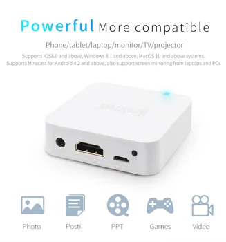 Wireless WiFi car with the same screen AV + HDMI dual interfaceTV Stick For iOS Android Phone Audio Video Miracast Screen to Car
Wireless WiFi car with the same screen AV + HDMI dual interfaceTV Stick For iOS Android Phone Audio Video Miracast Screen to Car