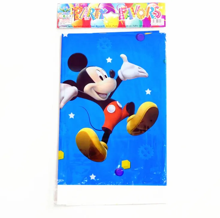 108*180CM Mickey Cartoon happy birthday Disposable tablecloth Kid baby shower Birthday Party supplier
108*180CM Mickey Cartoon happy birthday Disposable tablecloth Kid baby shower Birthday Party supplier